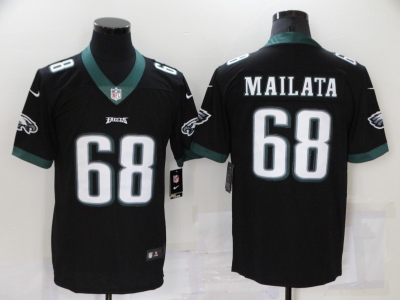 Men Philadelphia Eagles #68 Mailata Black Nike Limited Player 2021 NFL Jersey->miami dolphins->NFL Jersey